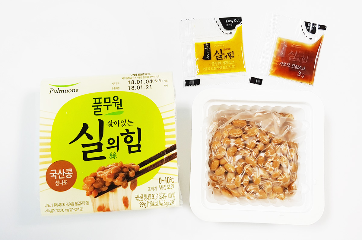 다이어트 식단 풀무원 국산콩 생나또